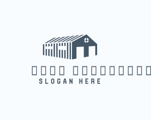 Shipping - Industrial Storage Building logo design