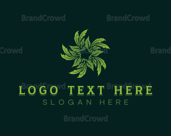 Vegan Herbal Gardening Logo