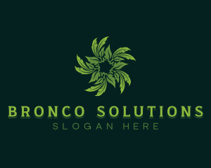 Vegan Herbal Gardening Logo