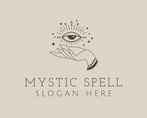 Spell - Mystical Eye Oracle logo design