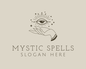 Sorcery - Mystical Eye Oracle logo design