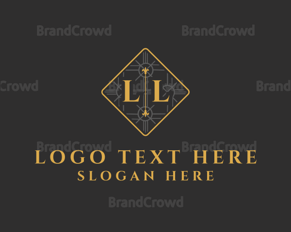 Elegant Diamond  Pattern Logo