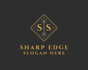 Elegant Diamond  Pattern logo design