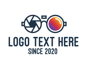 Ophthalmologist - Modern Shutter Sunglasses logo design