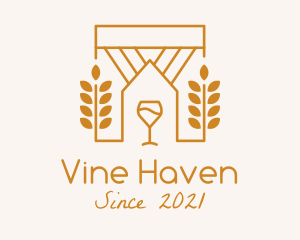 Vineyard Wine House logo design