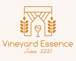 Vineyard Wine House logo design