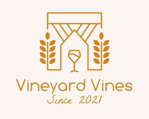 Vineyard Wine House logo design