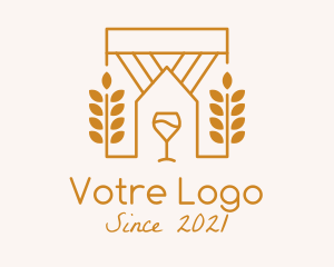 Leaf - Vineyard Wine House logo design