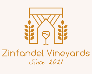 Vineyard Wine House logo design