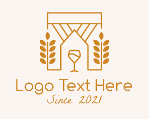 Leaf - Vineyard Wine House logo design