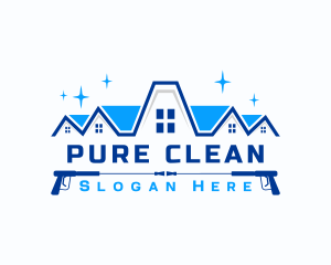 Pressure Wash Cleaning logo design