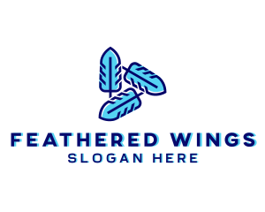 Feather Stationary Publishing  logo design