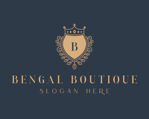 Upscale Regal Boutique logo design