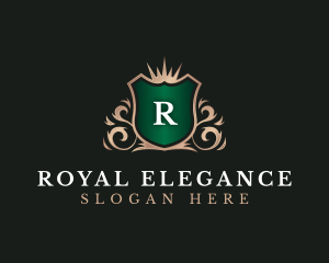 Royal Shield Ornamental logo design