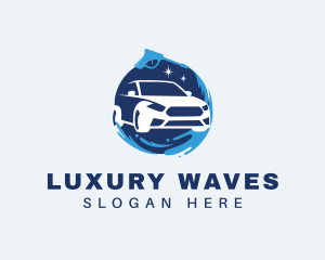 Vehicle Pressure Wash Cleaner logo design