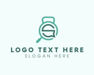 Free Weight - Gym Finder Letter S logo design