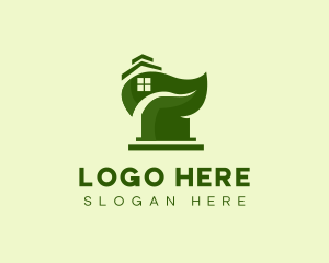 Eco Friendly - Sustainable Home Construction logo design