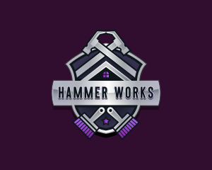 Hammer - Hammer Home Painting logo design