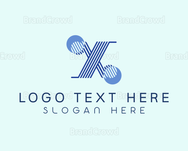 Modern Abstract Creative Letter X Logo