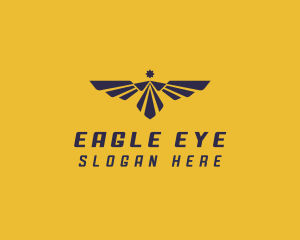 Eagle Wings Pilot Academy logo design