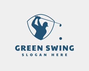 Golf - Golf Club Shield logo design
