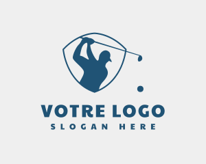 Golf Club Shield logo design