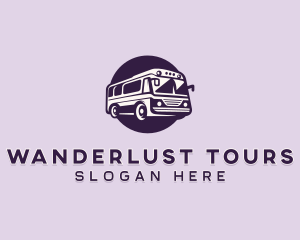 Tour Bus Transportation logo design