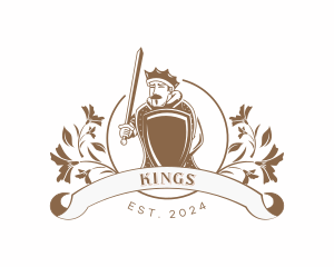 Royal King Monarch logo design