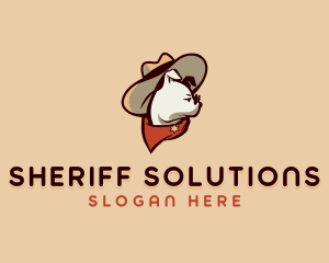Puppy Dog Sheriff logo design