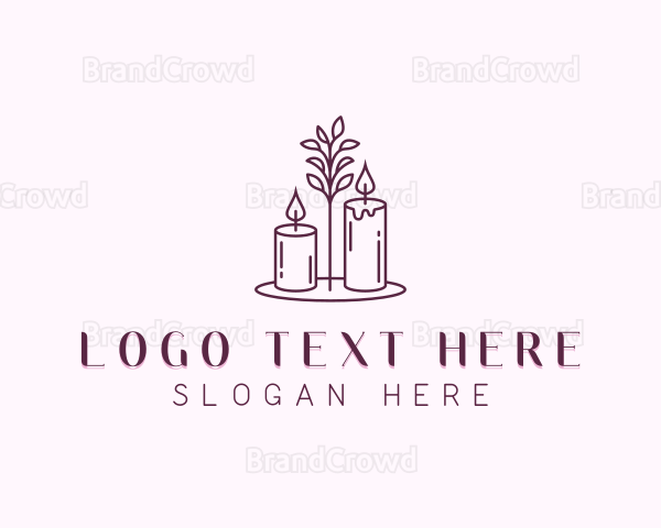 Candle Wax Decoration Logo