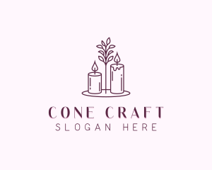 Candle Wax Decoration logo design