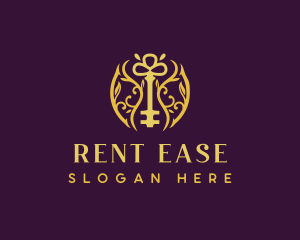 Realty Rental Key  logo design