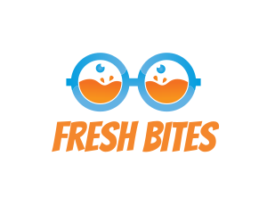 Fresh Juice Nerd logo design