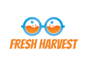 Fresh - Fresh Juice Nerd logo design