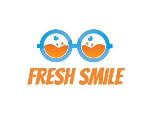 Fresh Juice Nerd logo design