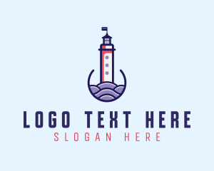 Coastal - Coastal Beacon Lighthouse logo design