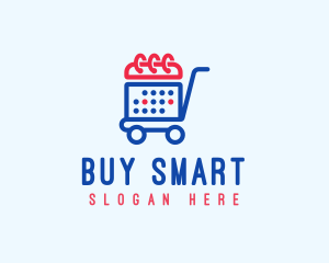 Shopping Calendar Cart logo design