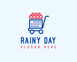 Shopping Calendar Cart logo design