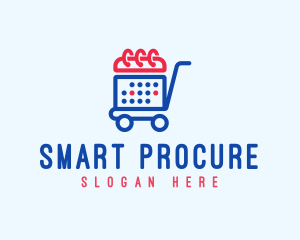 Procurement - Shopping Calendar Cart logo design