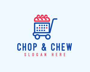 Shopping Calendar Cart logo design