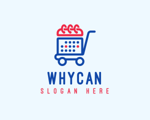 Convenience Store - Shopping Calendar Cart logo design