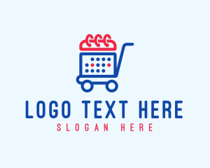 Shopping Calendar Cart Logo