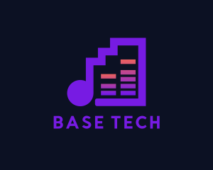 Base - Acoustic Audio Sound Speakers logo design