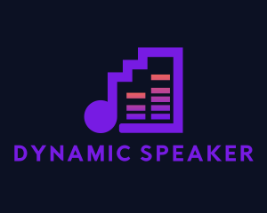 Speaker - Acoustic Audio Sound Speakers logo design