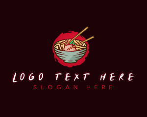 Bowl - Ramen Noodle Dish logo design