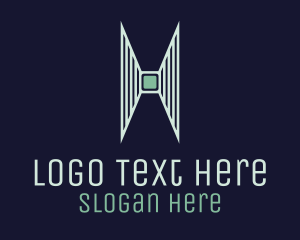 Future - Abstract Tech Letter H logo design