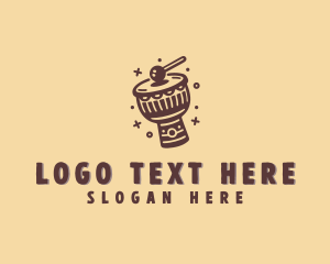 Band - African Musical Drum logo design