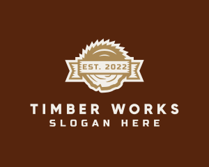 Lumber - Lumber Saw Carpentry logo design