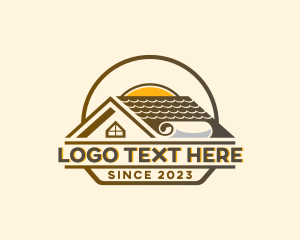 Roofing - Property Residence Roof logo design
