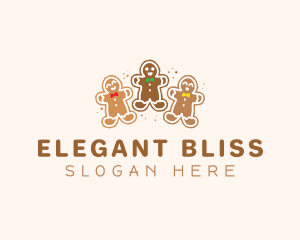 Christmas - Sweet Gingerbread Cookies logo design